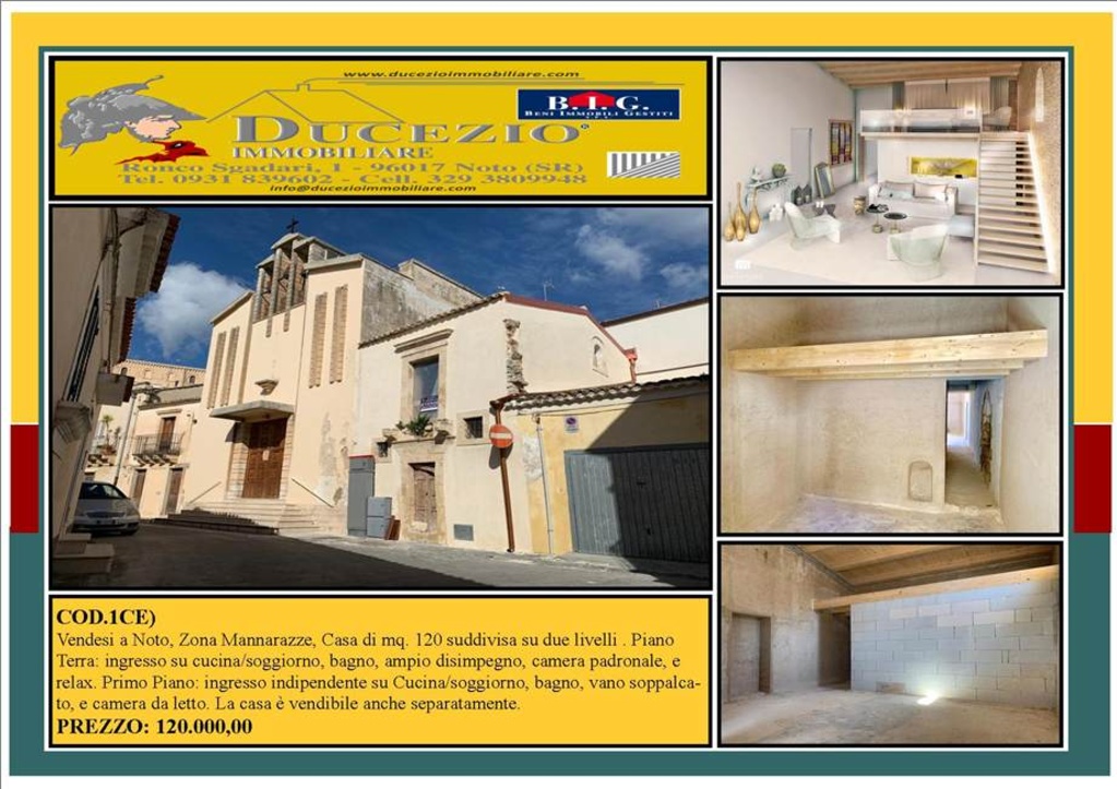 Casa indipendente in Via MANNARAZZE, Noto, 6 locali, 1 bagno, 120 m²