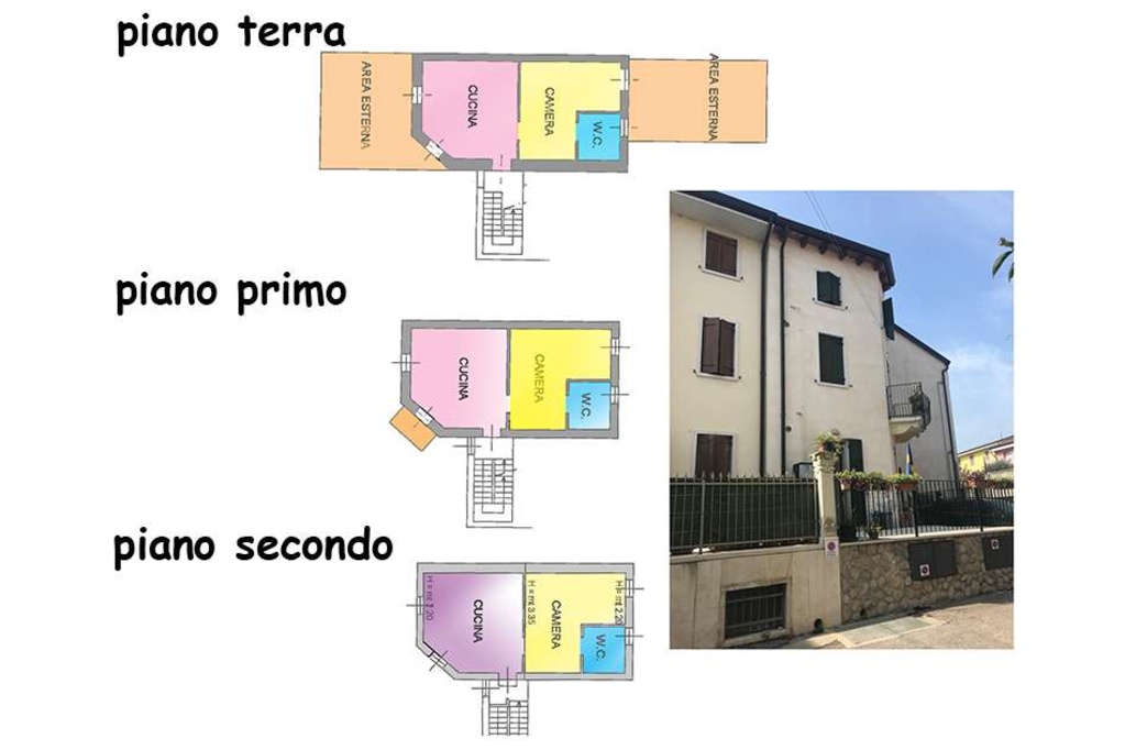 Palazzo a Bussolengo, 6 locali, 3 bagni, arredato, 150 m² in vendita