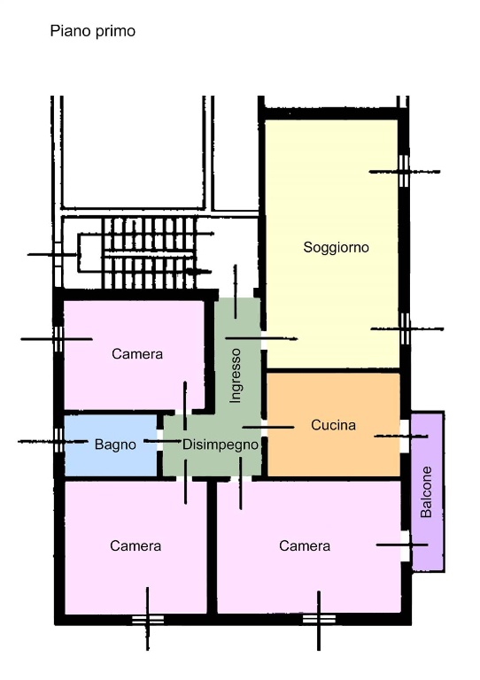 Quadrilocale a Parma, 1 bagno, 144 m², 1° piano in vendita