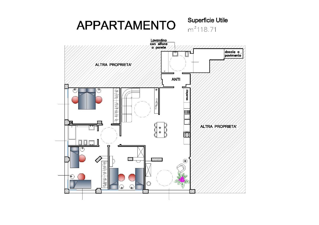Appartamento in VIALE PETRARCA 432, Ravenna, 6 locali, 1 bagno, 120 m²