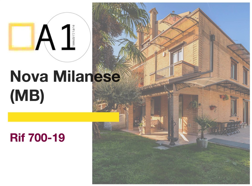 Villa a Nova Milanese, 5 locali, 3 bagni, giardino privato, posto auto