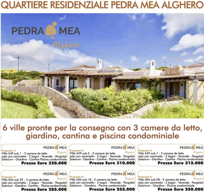 Villa a schiera ad Alghero, 5 locali, 2 bagni, 100 m² in vendita