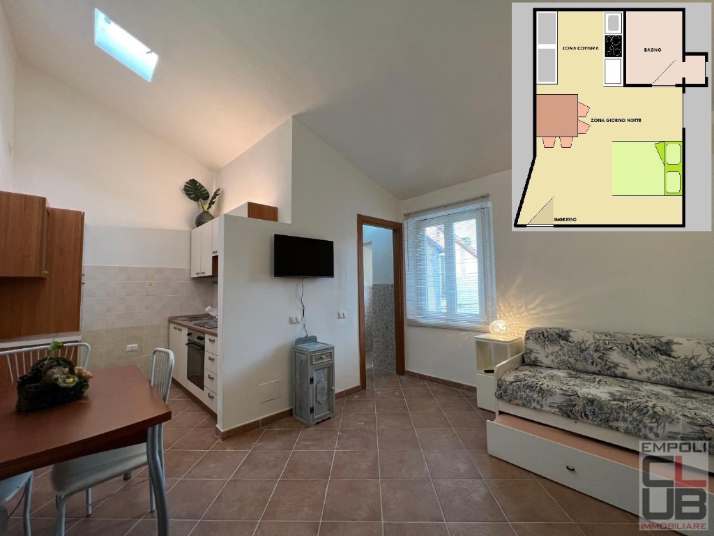 Monolocale a Castelfranco di Sotto, 1 bagno, arredato, 30 m², 2° piano