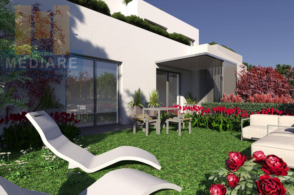 Trilocale a Finale Ligure, 1 bagno, giardino privato, con box, 60 m²