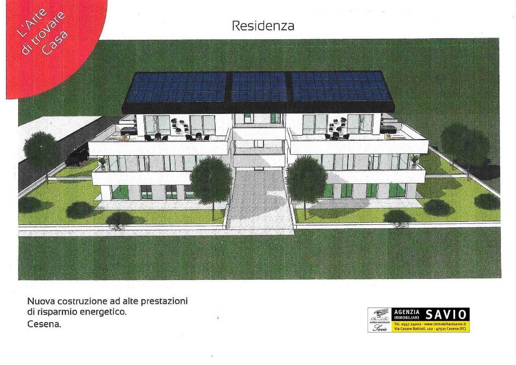 Appartamento a Cesena, 6 locali, 2 bagni, 106 m², nuova costruzione
