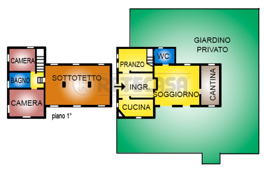 Villa singola a Casale sul Sile, 6 locali, 165 m², ultimo piano