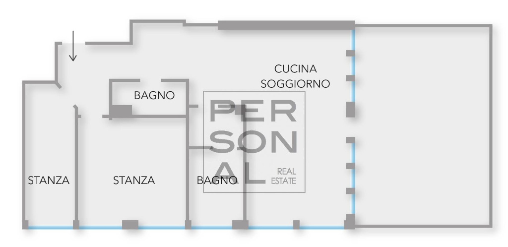 Appartamento in Via San Bernardino, Trento, 6 locali, 2 bagni, 120 m²