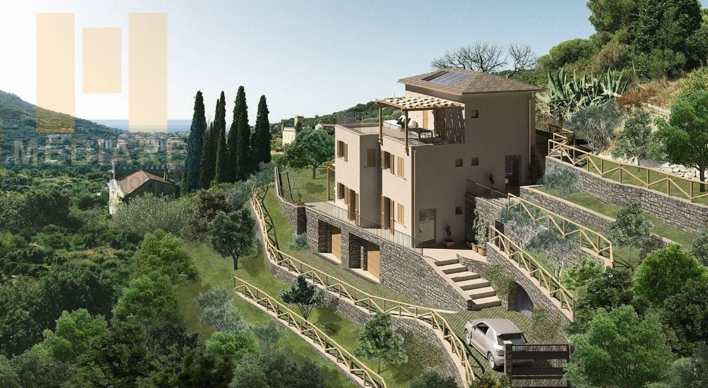 Villa singola a Finale Ligure, 7 locali, 3 bagni, giardino privato