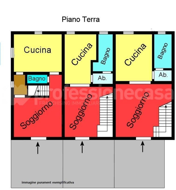 Villa a schiera a Cascina, 4 locali, 2 bagni, 110 m² in vendita
