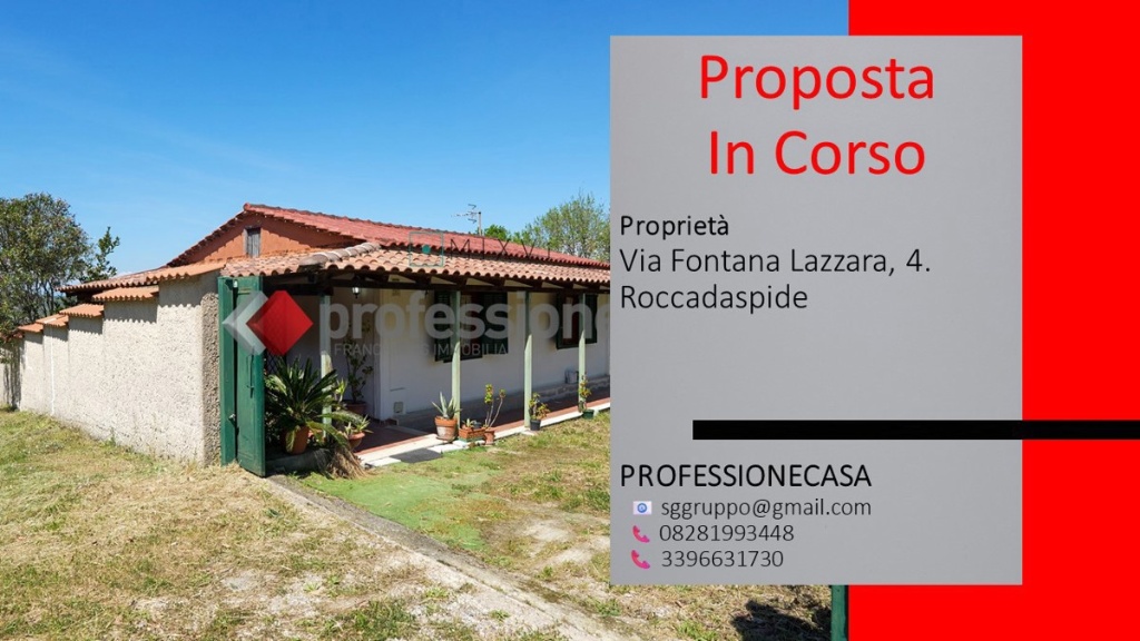Villa in Via Fontana Lazzara 4, Roccadaspide, 4 locali, 1 bagno, 85 m²