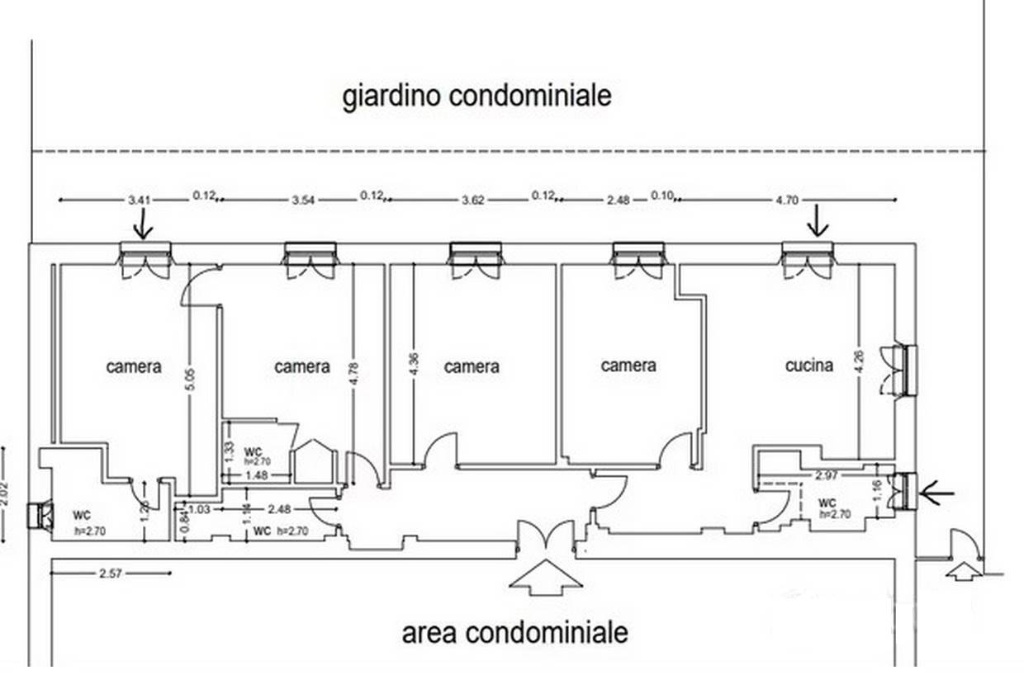Appartamento a La Spezia, 5 locali, 4 bagni, arredato, 134 m²