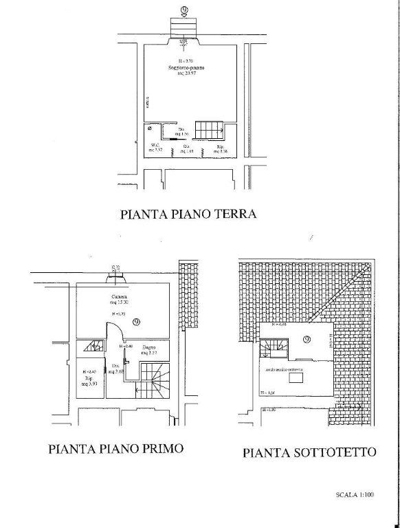 Terratetto - terracielo a Siena, 2 locali, 2 bagni, posto auto, 64 m²