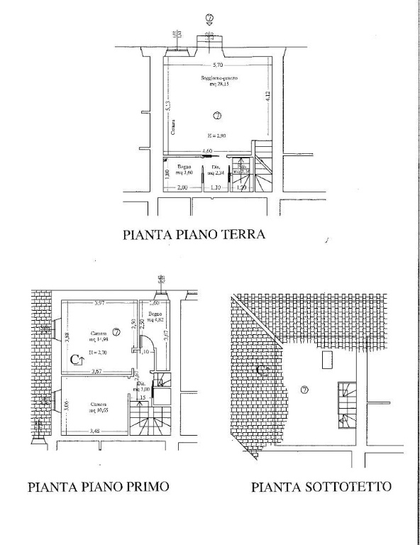 Terratetto - terracielo a Siena, 3 locali, 2 bagni, posto auto, 71 m²