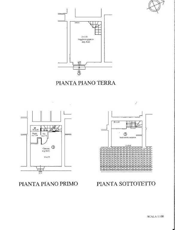 Terratetto - terracielo a Siena, 2 locali, 1 bagno, posto auto, 52 m²