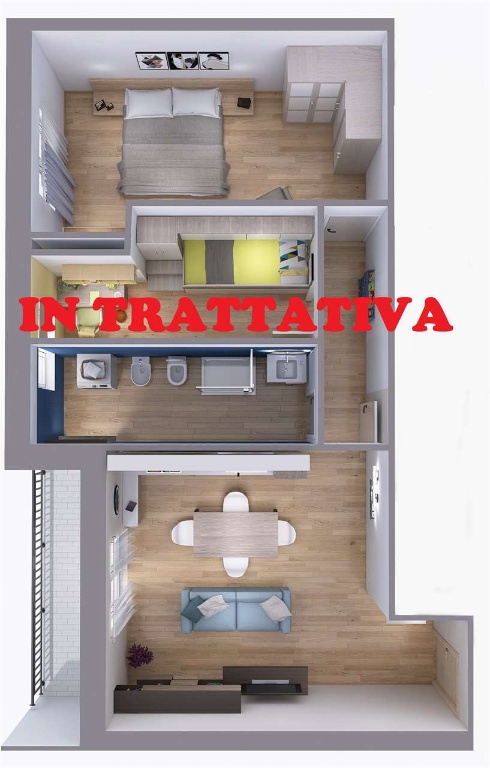 Bilocale a Napoli, 1 bagno, 60 m², 2° piano, ascensore in vendita