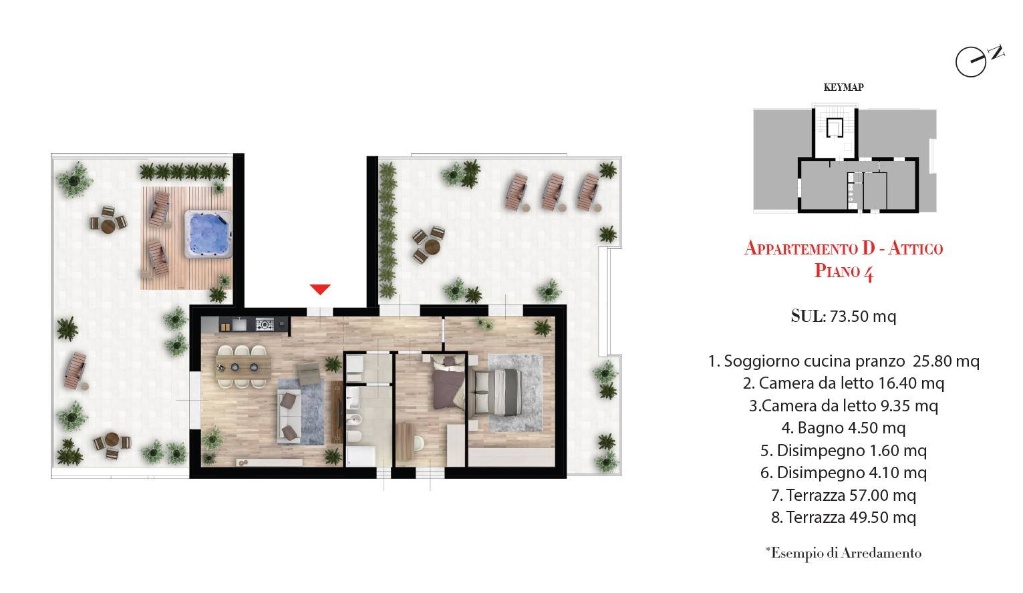 Quadrilocale a Firenze, 1 bagno, 74 m², 4° piano, ascensore in vendita