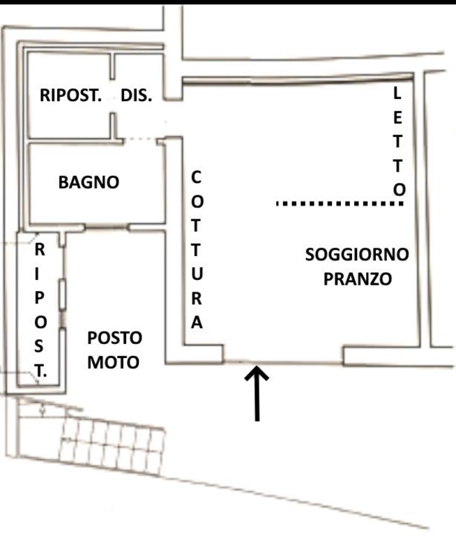 Monolocale a La Spezia, 1 bagno, arredato, 40 m², classe energetica G
