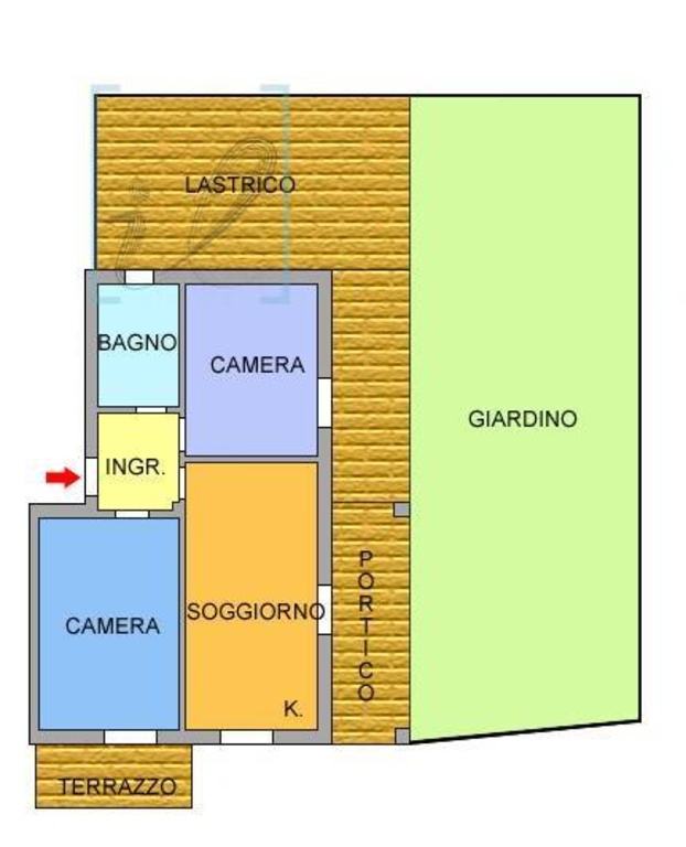 Trilocale in Coasco marina verde, Villanova d'Albenga, 1 bagno, 108 m²