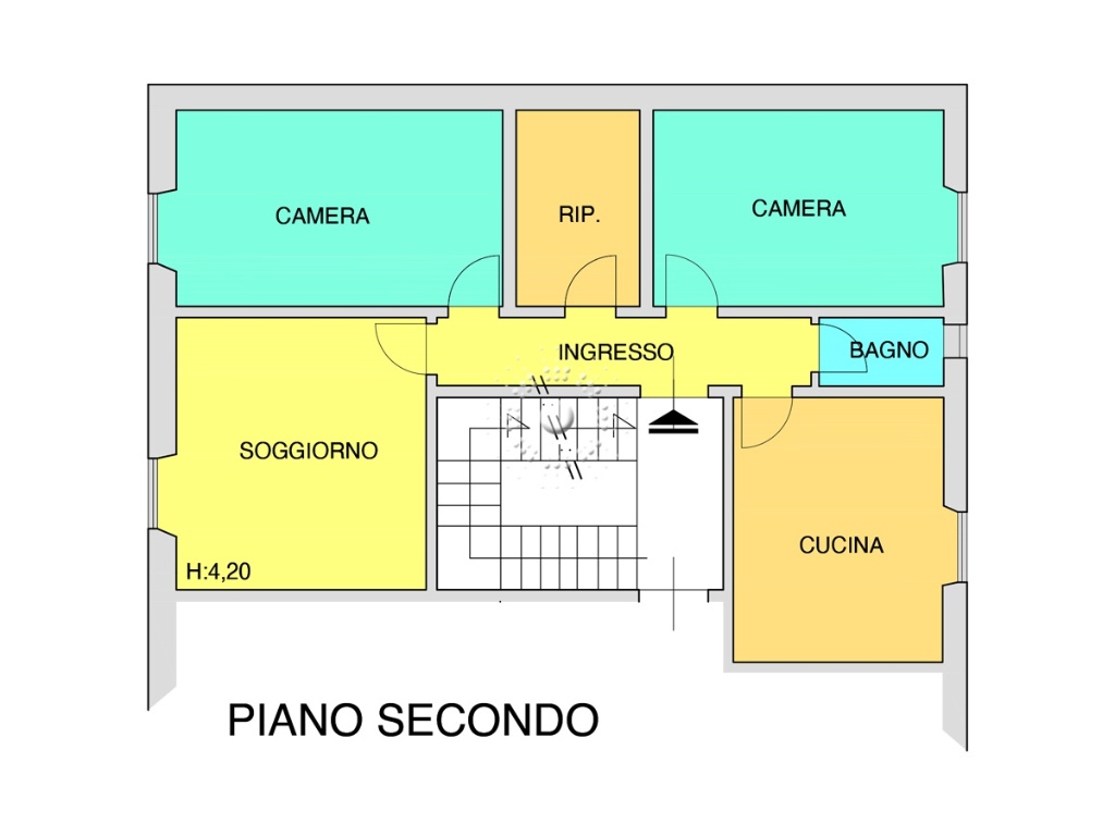 Quadrilocale in Piazza Gavinana, Firenze, 1 bagno, 92 m², 2° piano
