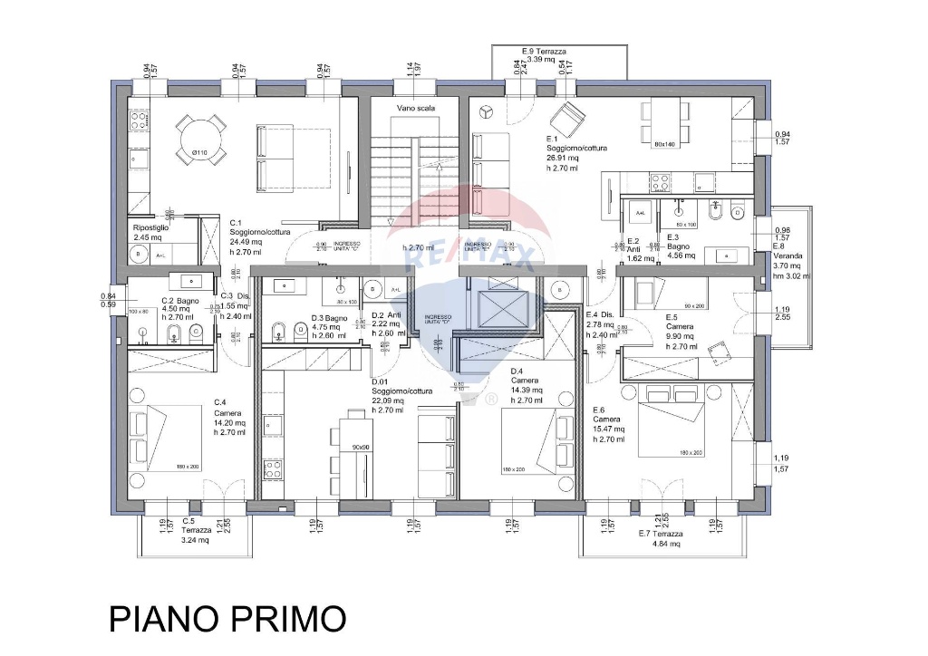 Bilocale in Via Giotto, Padova, 1 bagno, 50 m², 1° piano, ascensore