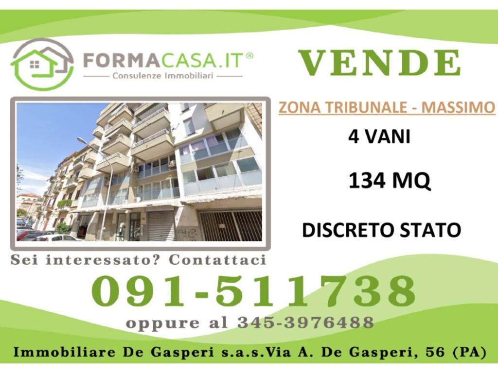 Appartamento in Via Polara, Palermo, 2 bagni, posto auto, 134 m²