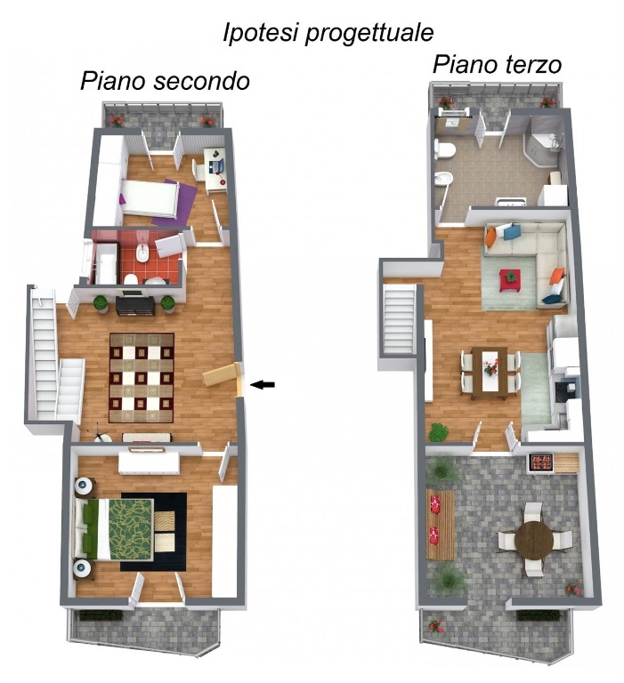 Quadrilocale in Via Mulino a Vento 162, Catania, 2 bagni, 90 m²