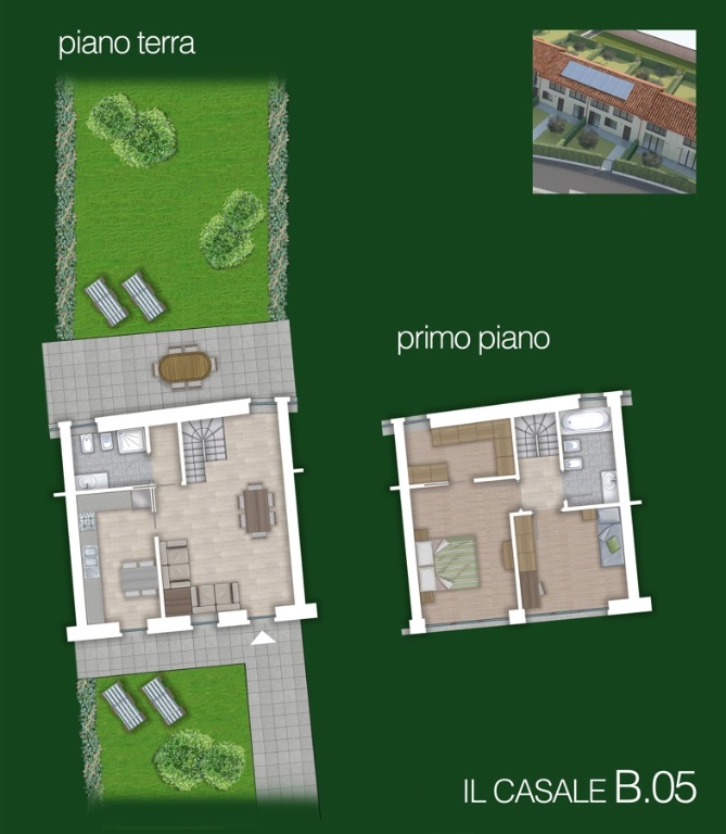 Villa a schiera a Sangano, 4 locali, 2 bagni, 104 m², multilivello