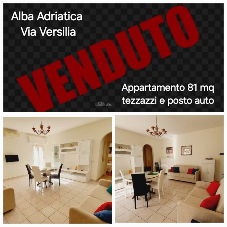 Trilocale in Via Etruria, Alba Adriatica, 1 bagno, posto auto, 81 m²