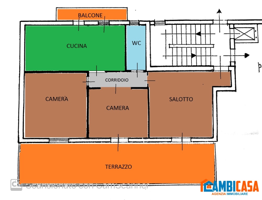 Quadrilocale in Via Monfenera, Palermo, 1 bagno, 110 m², 5° piano