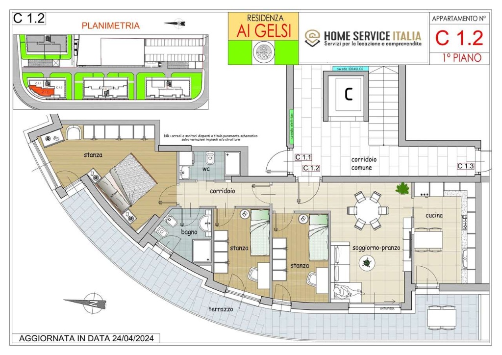 Quadrilocale a Trento, 2 bagni, 106 m², 1° piano, ascensore in vendita
