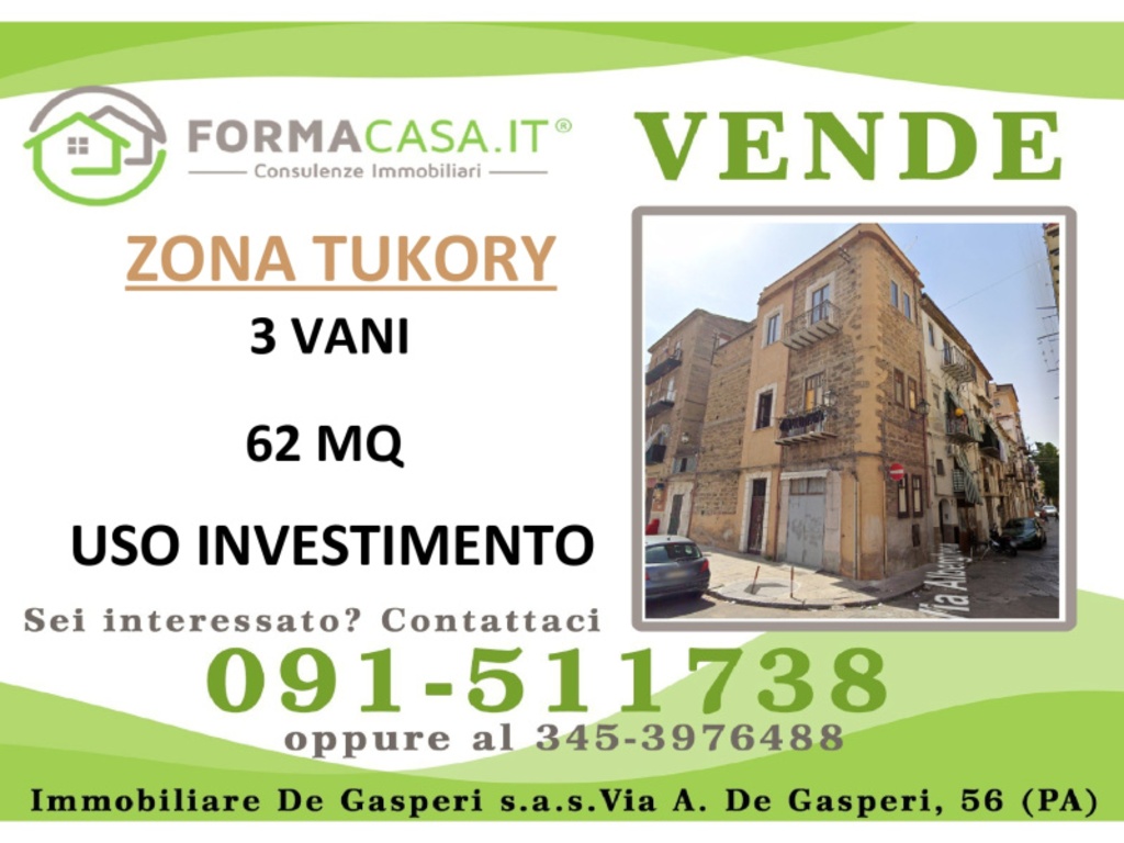 Appartamento in Via Albergheria, Palermo, 1 bagno, 62 m², 2° piano