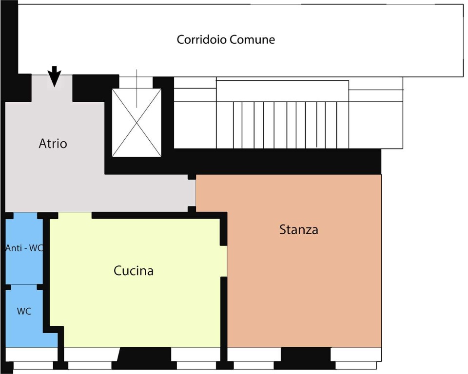 Bilocale in Via dell'Isarco, Bolzano, 1 bagno, arredato, 53 m²