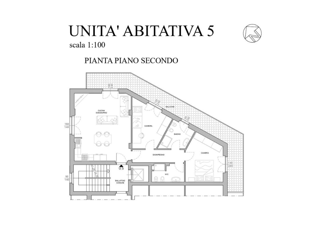 Attico in Quartiere Risorgimento, Civitanova Marche, 3 locali, 2 bagni
