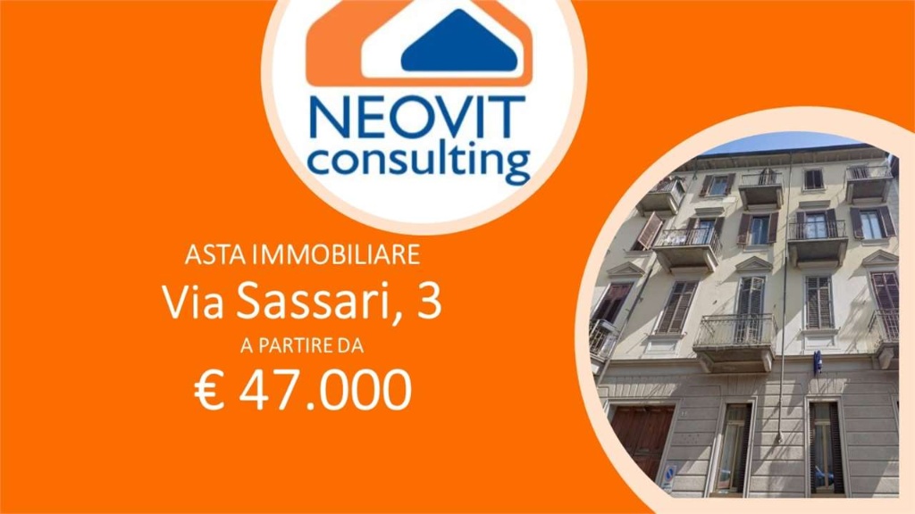 Bilocale in Via Sassari 3, Torino, 1 bagno, 69 m², 3° piano in vendita