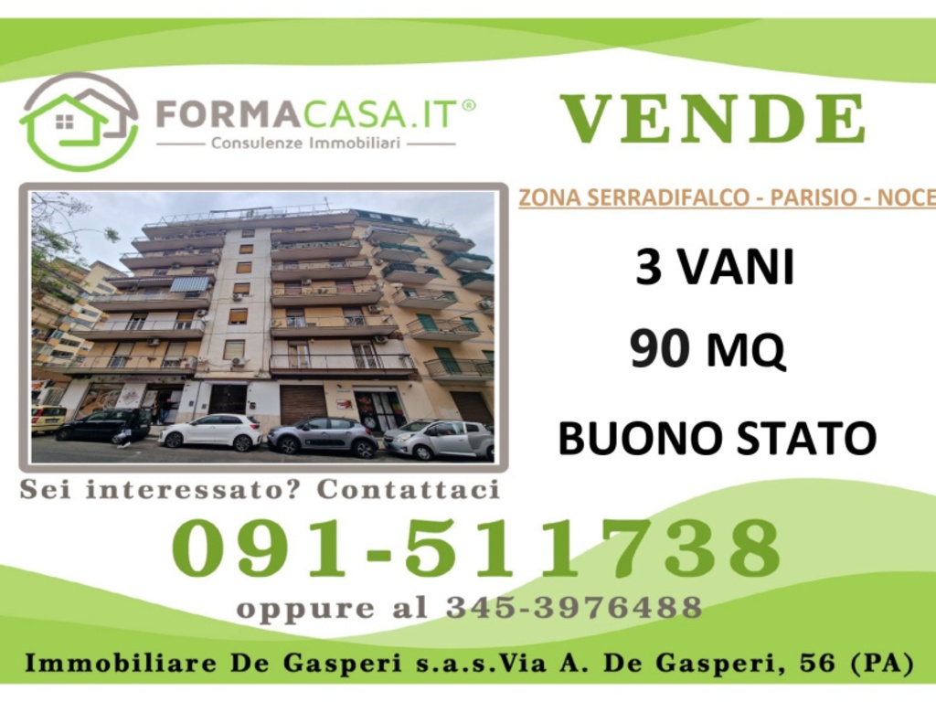 Appartamento in Via Tommaso Aversa, Palermo, 1 bagno, 90 m², 5° piano