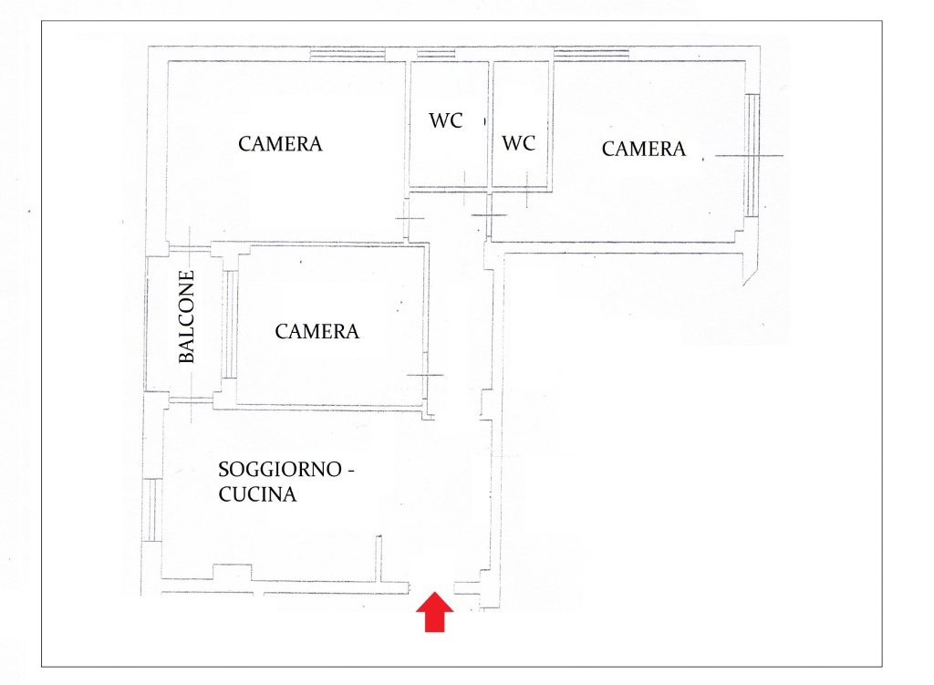 Quadrilocale in Via piave, Napoli, 2 bagni, 90 m², 1° piano, 1 balcone