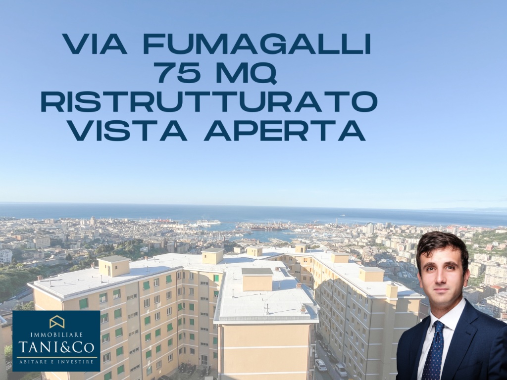 Appartamento in Via Rodolfo Fumagalli 16, Genova, 5 locali, 1 bagno