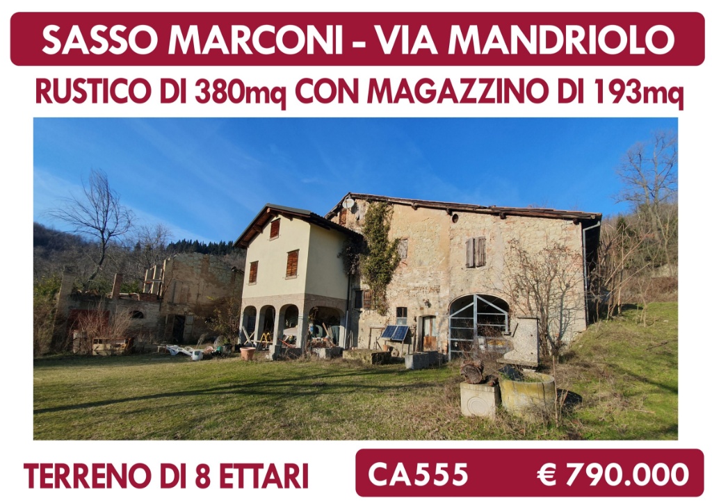 Rustico in Mandriolo, Sasso Marconi, 6 locali, 2 bagni, 573 m²