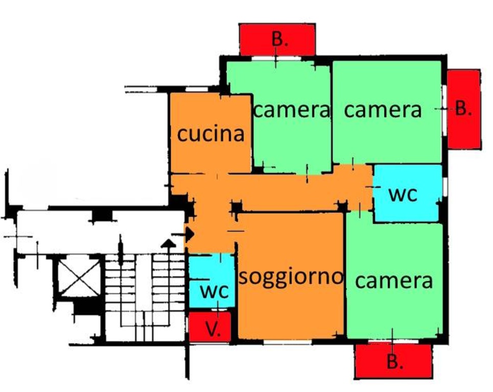 Appartamento in Via aurelia sud 10, Arcola, 5 locali, 1 bagno, 100 m²