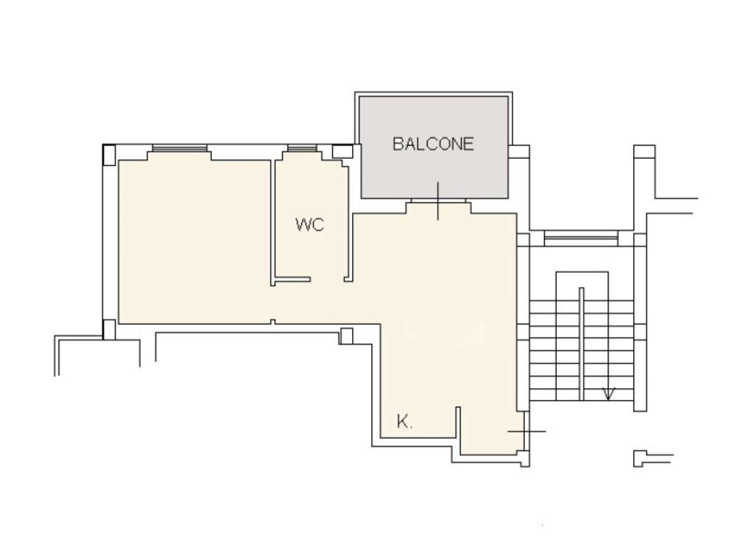 Appartamento in Via Etruschi, Viterbo, 1 bagno, 53 m², 2° piano
