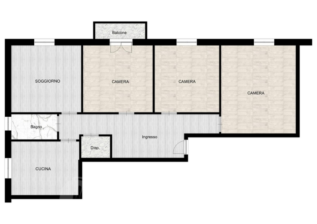 Appartamento in Ottava Società Case, Genova, 5 locali, 1 bagno, 108 m²