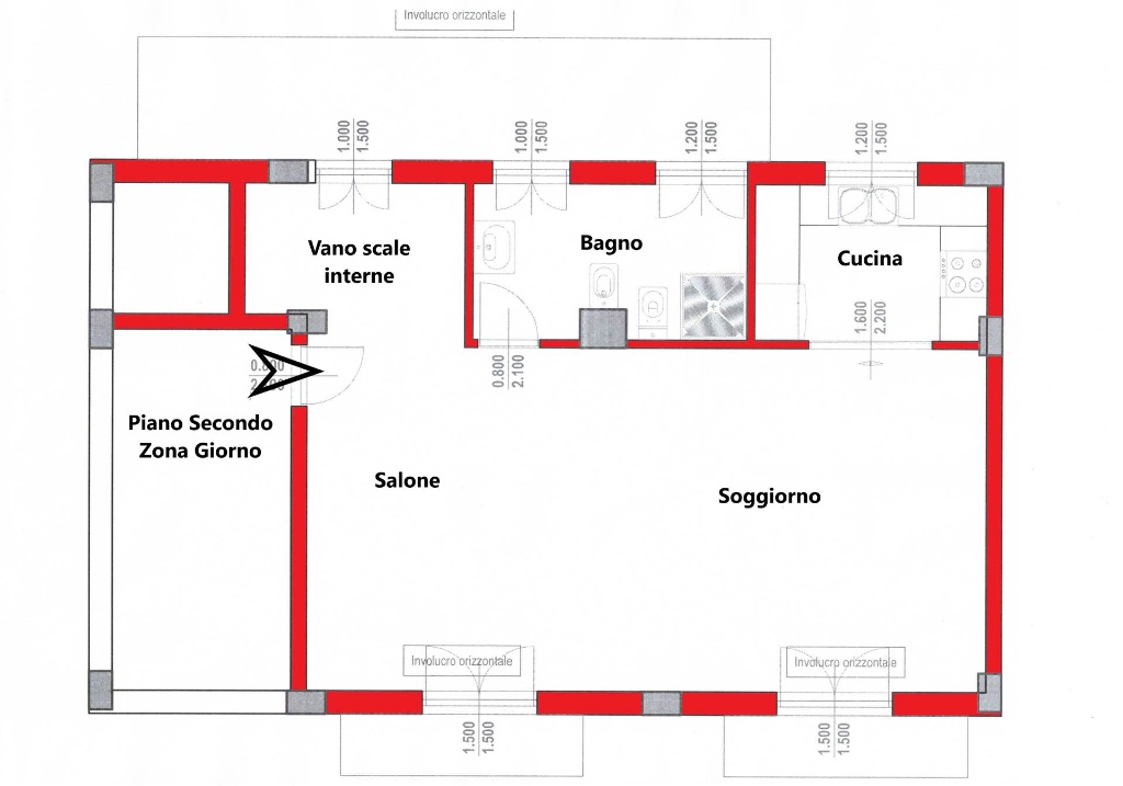 Appartamento in VIA CASALE, Avellino, 5 locali, 2 bagni, 140 m²