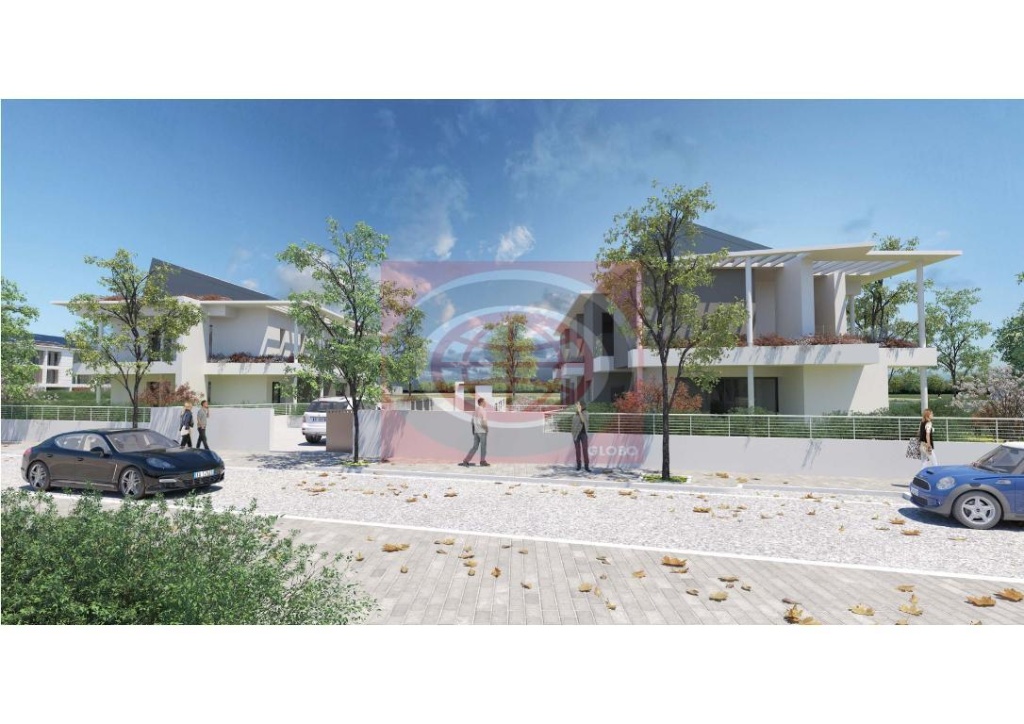 Villa trifamiliare a Cesena, 5 locali, 3 bagni, con box, 205 m²