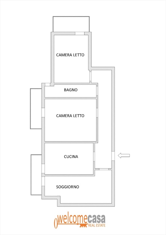appartamento in affitto a Trani