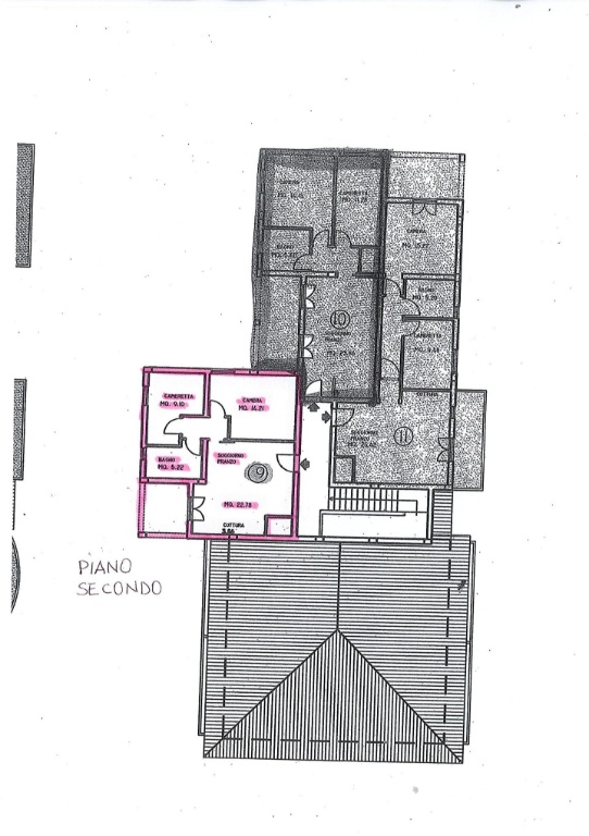 Trilocale a Capannoli, 1 bagno, posto auto, 80 m², 2° piano in vendita